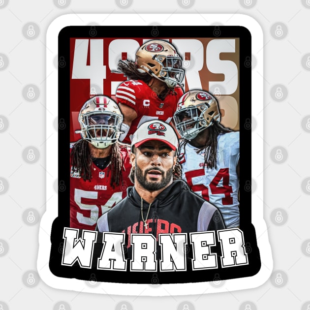 Warner 54 Sticker by NFLapparel